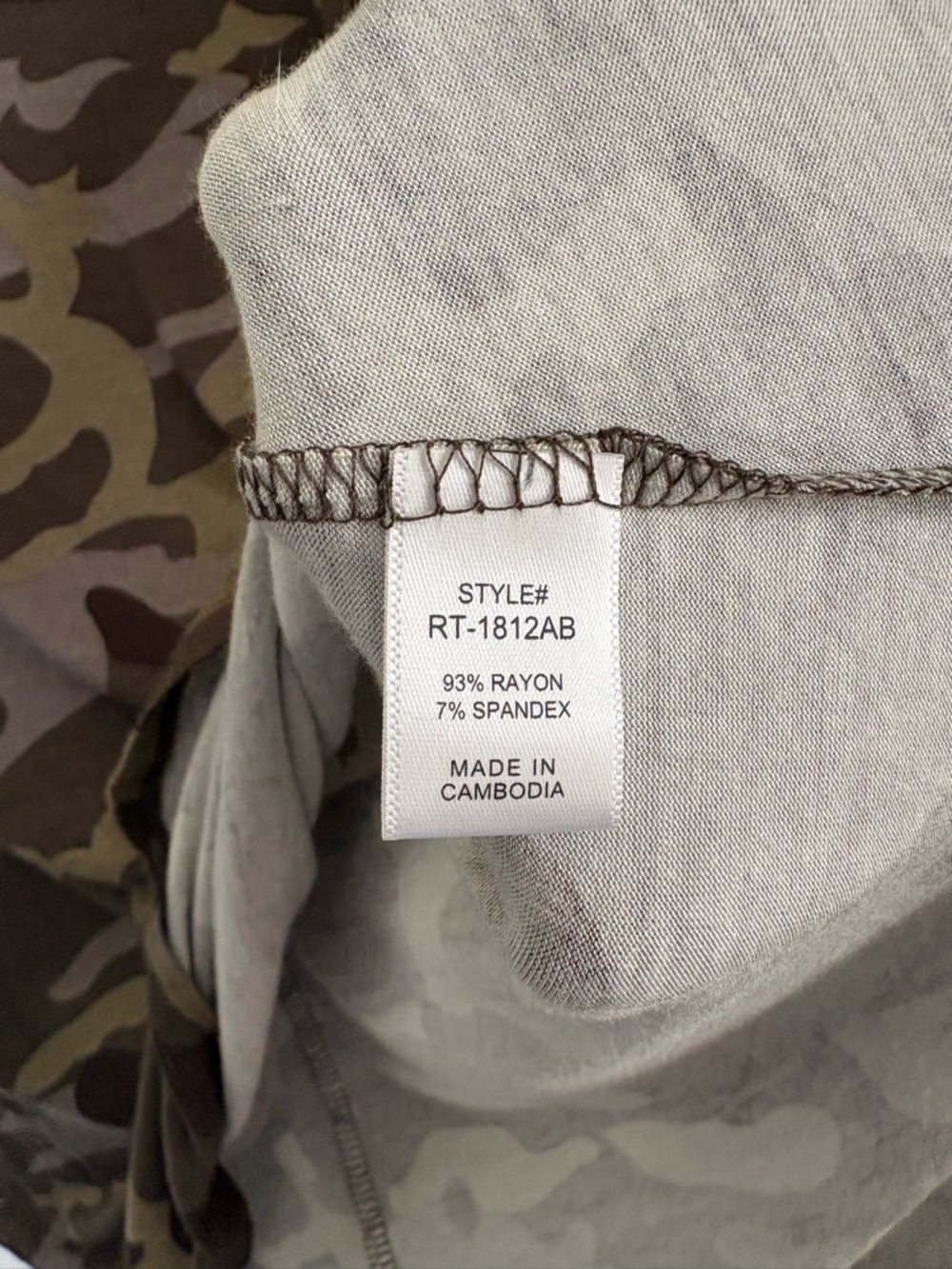 Zenana Outfitters Camo Tunic Mini Dress Size Small - Picture 10 of 11
